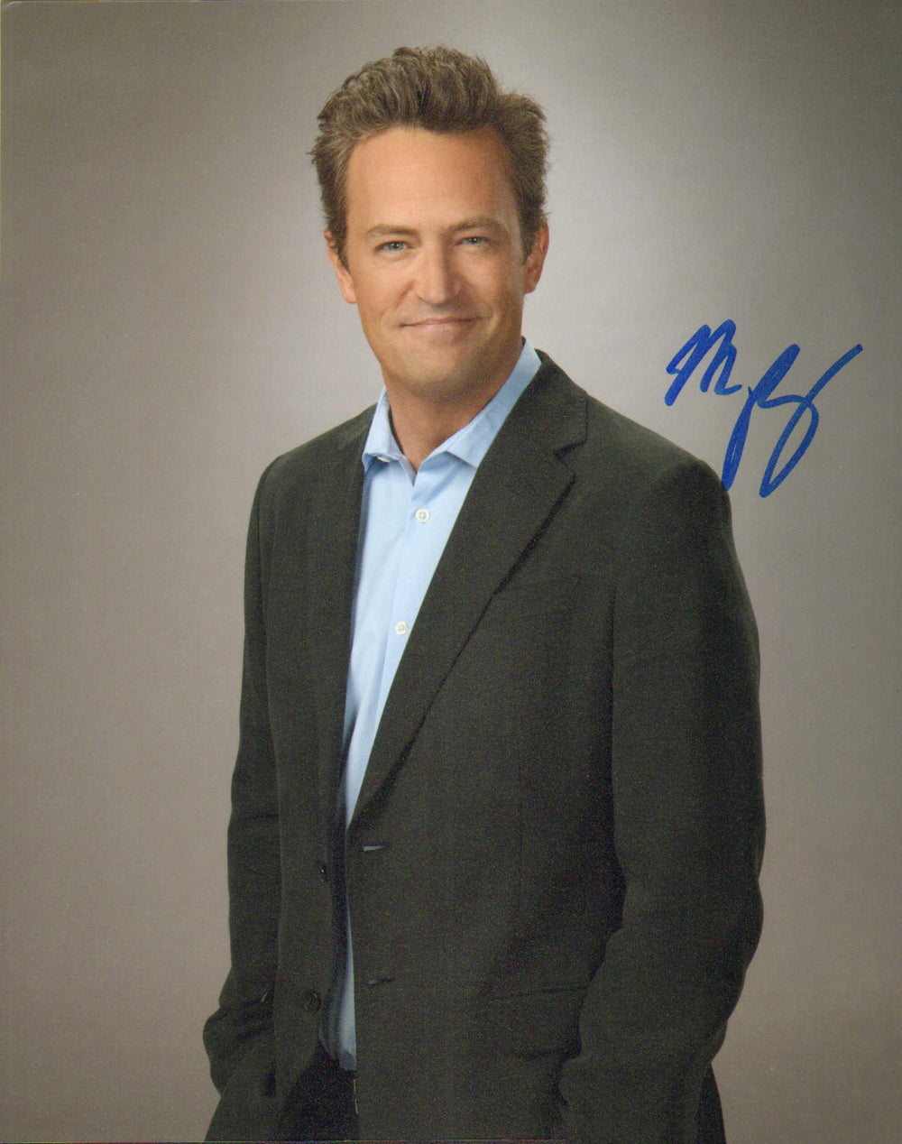 Matthew Perry as Chandler Bing in Friends Signed 8x10 Photo