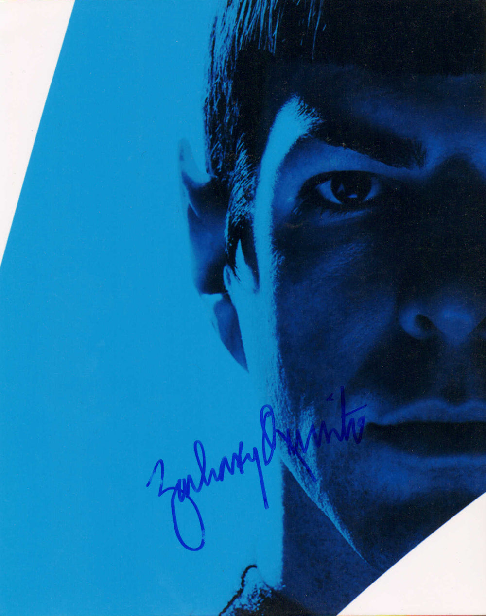 Zachary Quinto as Spock in Star Trek Signed 8x10 Photo