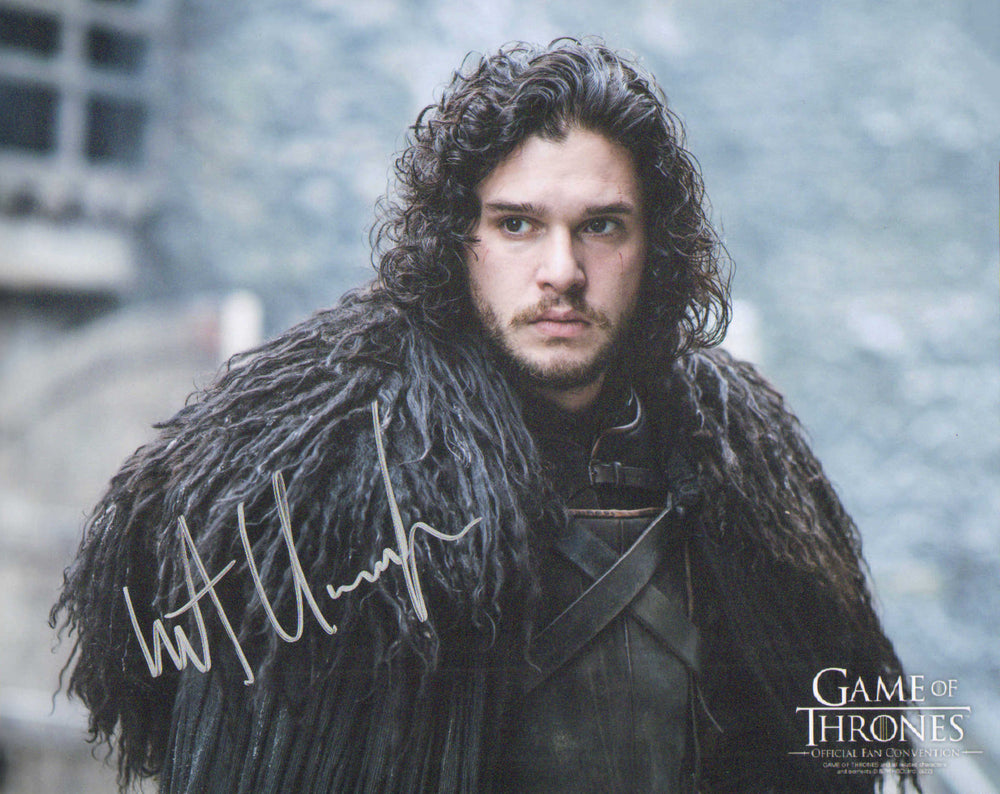 Kit Harington as Jon Snow in Game of Thrones Signed 8x10 Photo