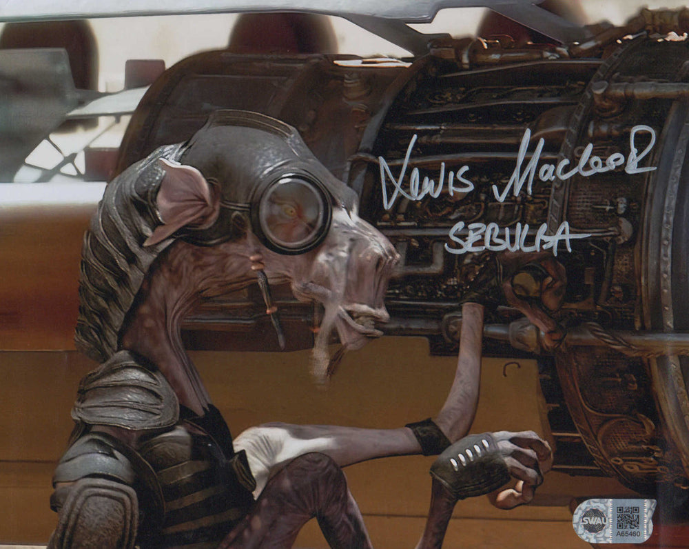 Lewish MacLeod as Sebulba in Star Wars Episode I: The Phantom Menace (SWAU Witnessed) Signed 8x10 Photo with Character Name