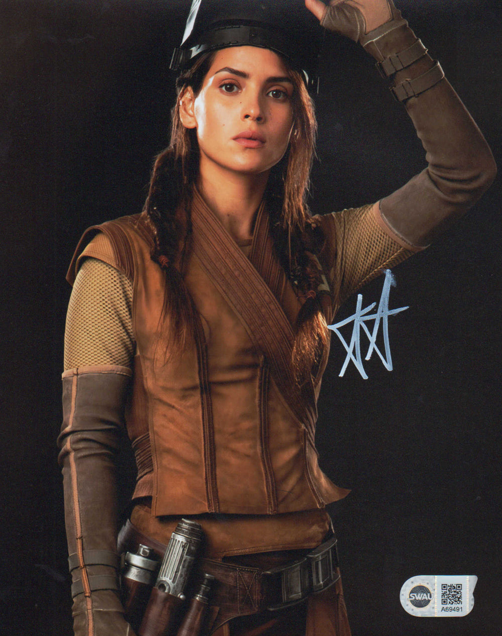 Adria Arjona as Bix Caleen in Star Wars: Andor (SWAU Witnessed) Signed 8x10 Photo