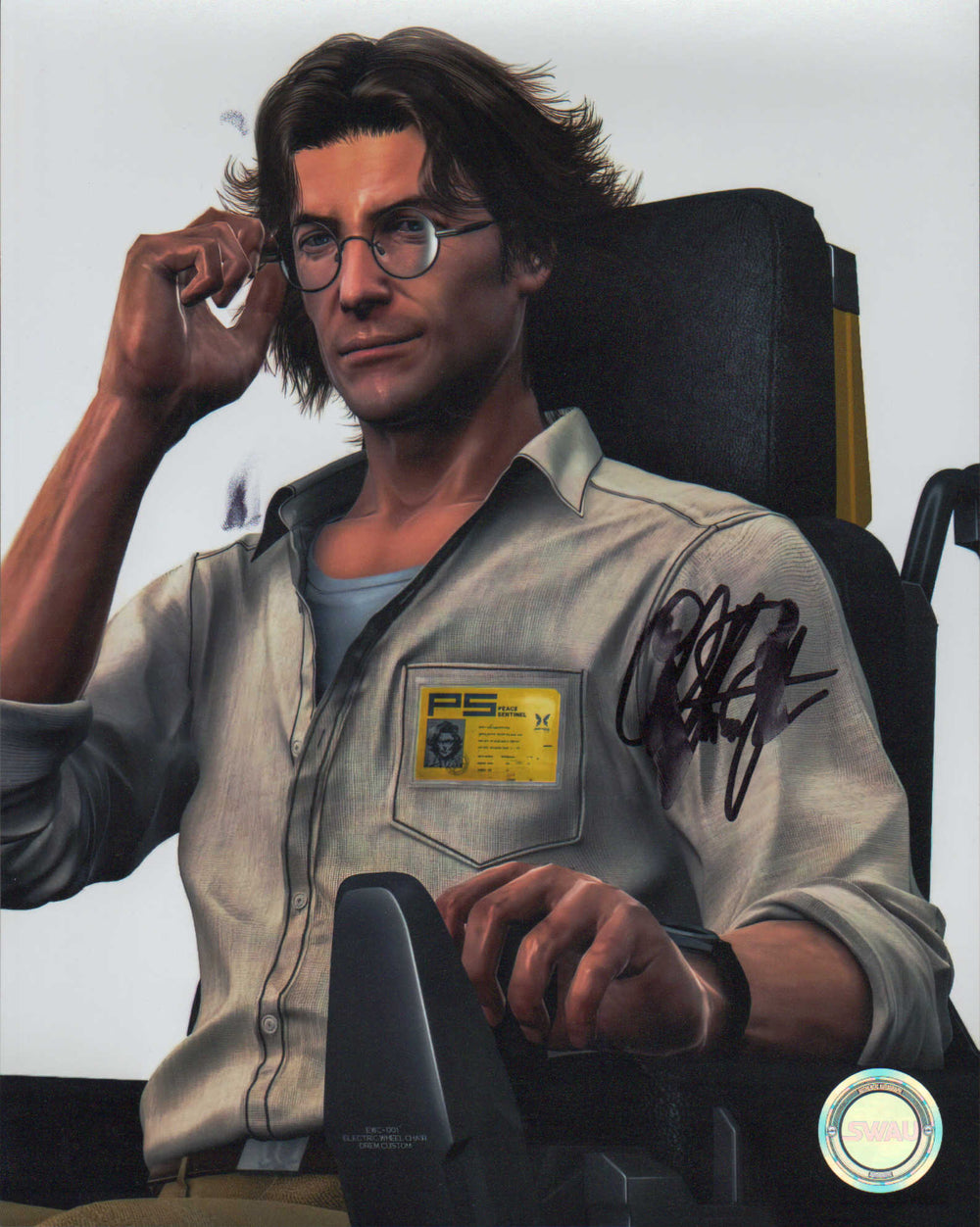 Christopher Randolph as Huey Emmerich in Metal Gear Solid (SWAU Witnessed) Signed 8x10 Photo