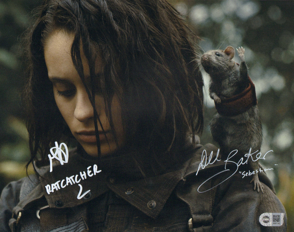 Daniela Melchior as Ratcatcher 2 & Dee Bradley Baker as Sebastian in The Suicide Squad (SWAU) Signed 11x14 Photo Character Names