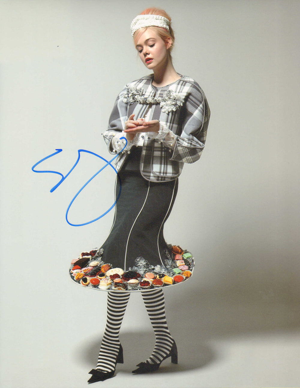 Elle Fanning from Maleficent, The Great, and Super 8 Signed 11x14 Photo