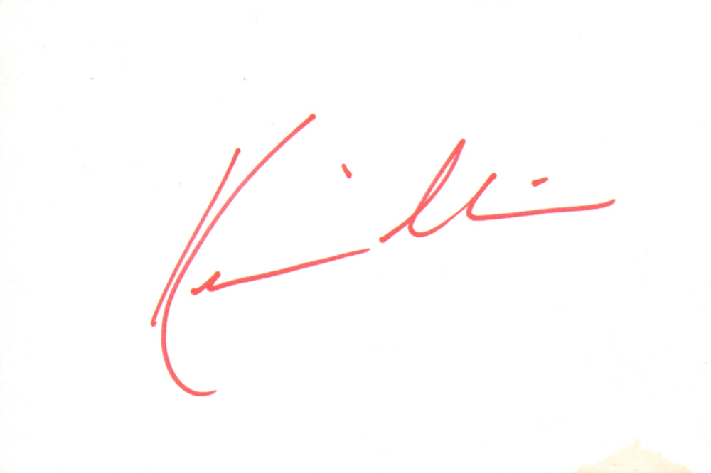 Kevin Costner from Yellowstone, Field of Dreams, and The Untouchables Signed 4x6 Index Card
