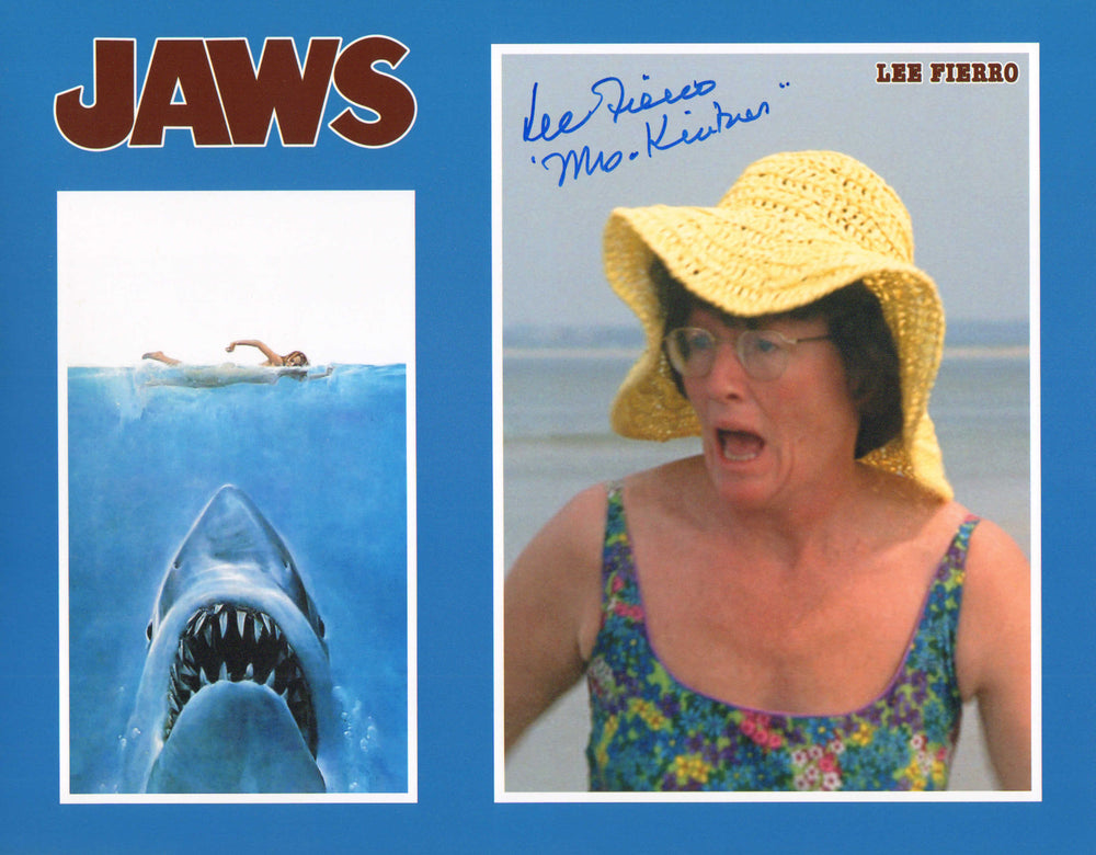 Lee Fierro as Mrs. Kintner Screaming in Jaws Signed 11x14 Photo