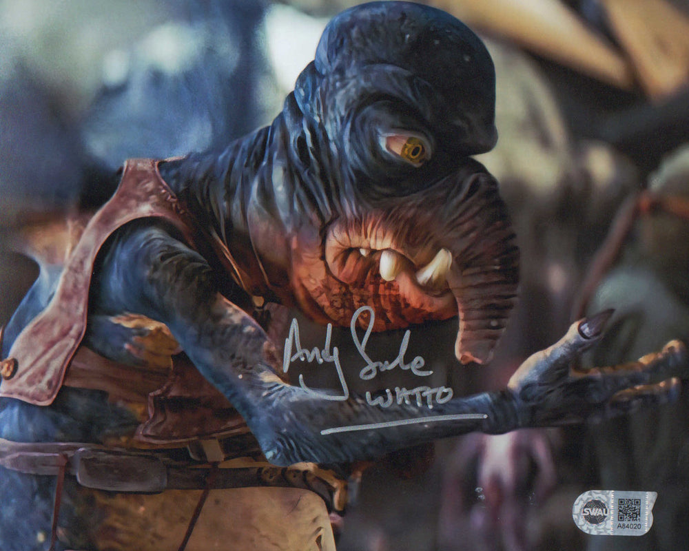 Andy Secombe as Watto in Star Wars Episode I: The Phantom Menace (SWAU Witnessed) Signed 8x10 Photo with Character Name