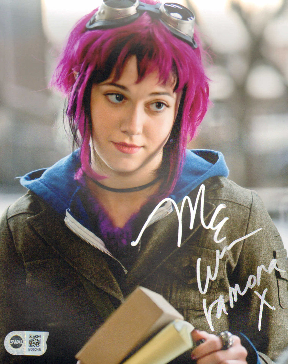 Mary Elizabeth Winstead as Ramona Flowers in Scott Pilgrim vs. the World (SWAU) Signed 8x10 Photo with Character Name