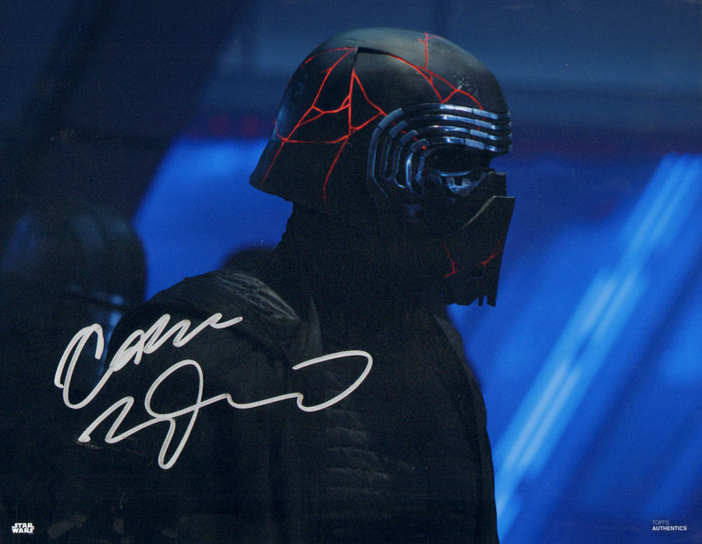 Adam Driver as Kylo Ren in Star Wars: The Rise of Skywalker (Topps) Signed 11x14 Photo