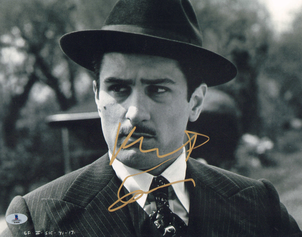 Robert De Niro as Vito Corleone in The Godfather Part II (Beckett) Signed 11x14 Photo