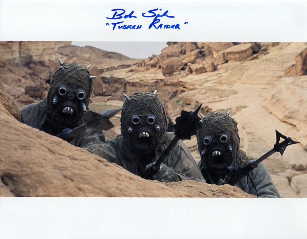 Bob Spiker as Tusken Raider in Star Wars: A New Hope Signed 11x14 Photo