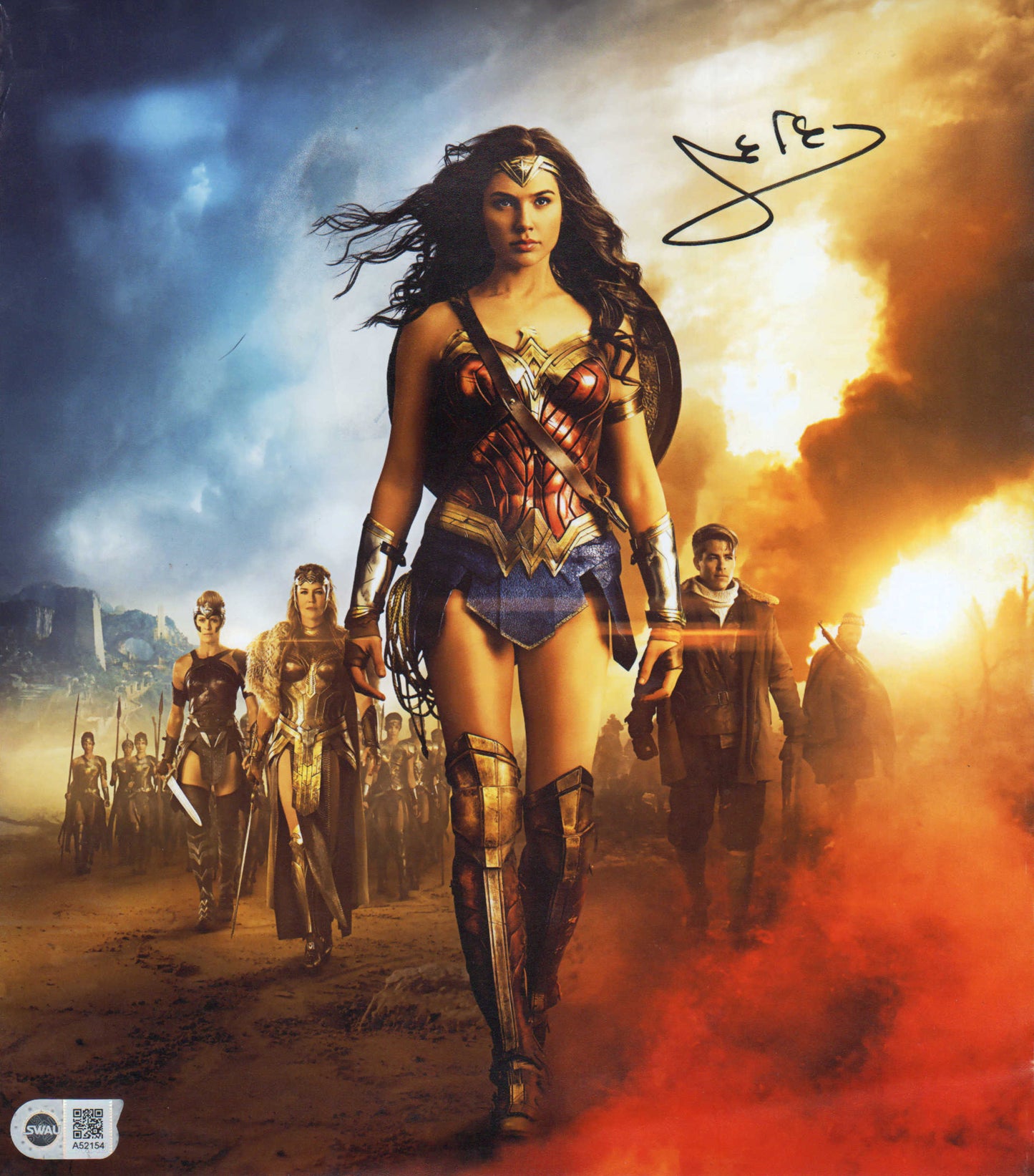 Gal Gadot as Wonder Woman in Wonder Woman (SWAU Witnessed) Signed 11x1 –  SWAU Auction