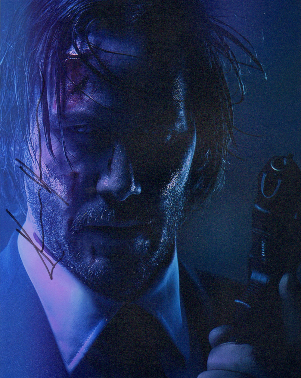 Keanu Reeves as John Wick in John Wick 2 Signed 8x10 Photo