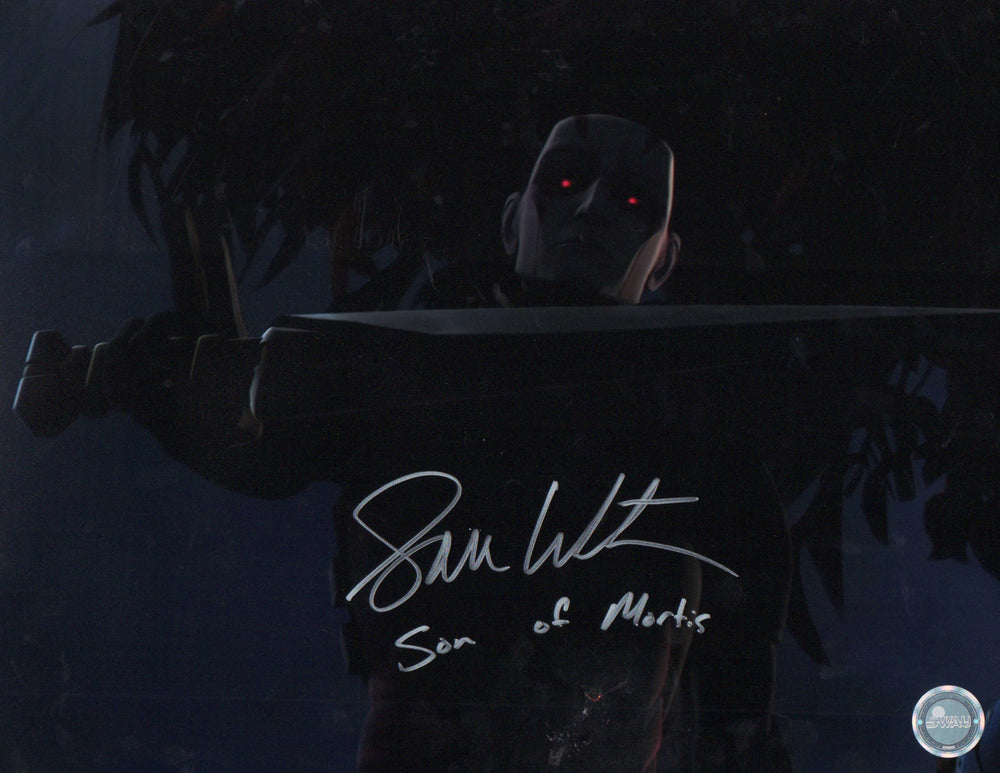 Sam Witwer as The Son of Mortis in Star Wars: The Clone Wars (SWAU Witnessed) Signed 11x14 Photo with Character Name