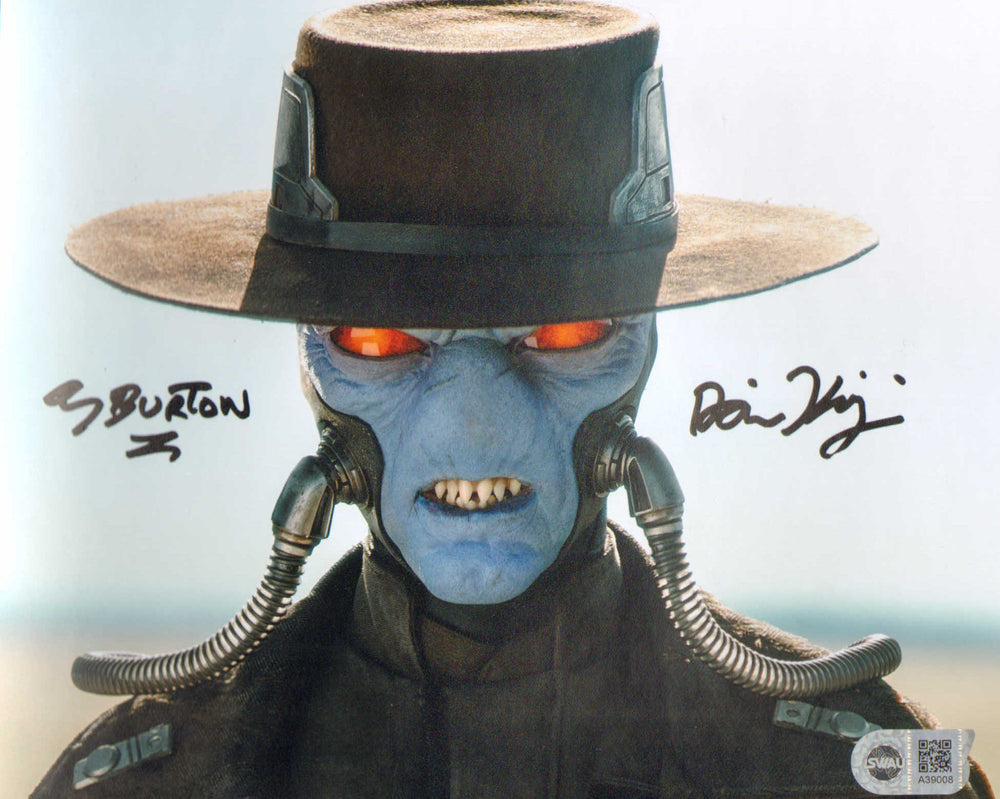 Corey Burton & Dorian Kingi as Cad Bane in Star Wars: The Book of Boba Fett (SWAU) Signed 8x10 Photo