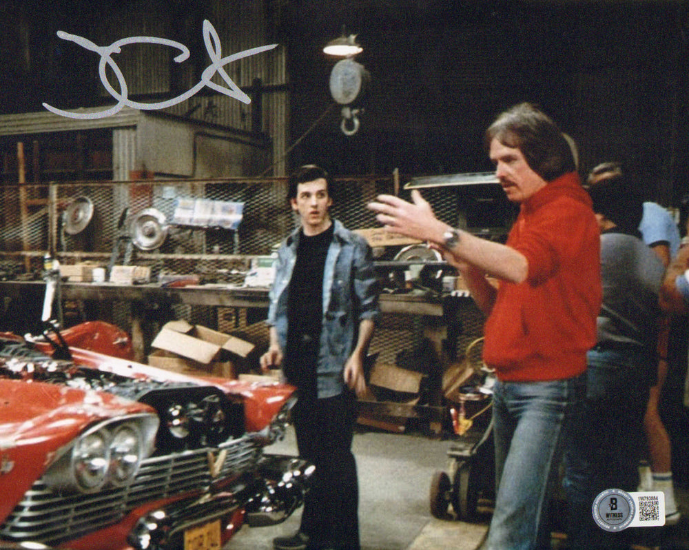John Carpenter as the Director in John Carpenter's Christine (Beckett) Signed 8x10 Photo