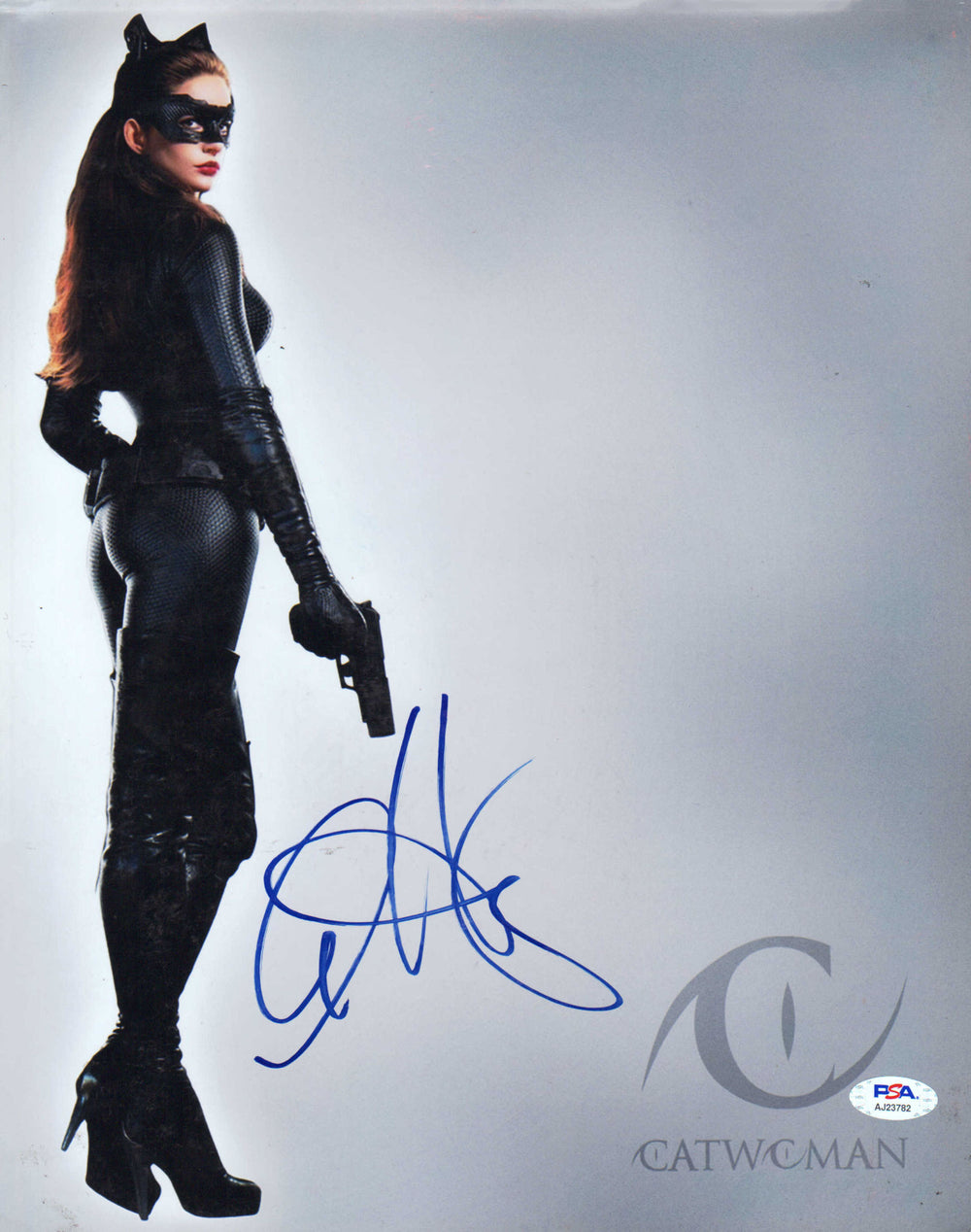 Anne Hathaway as Catwoman in The Dark Knight Rises Signed 11x14 Photo