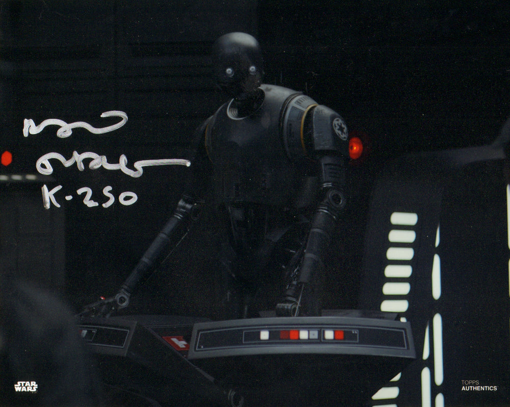Alan Tudyk as K-2SO in Rogue One: A Star Wars Story (Topps) Signed 8x10 Photo with Character Name