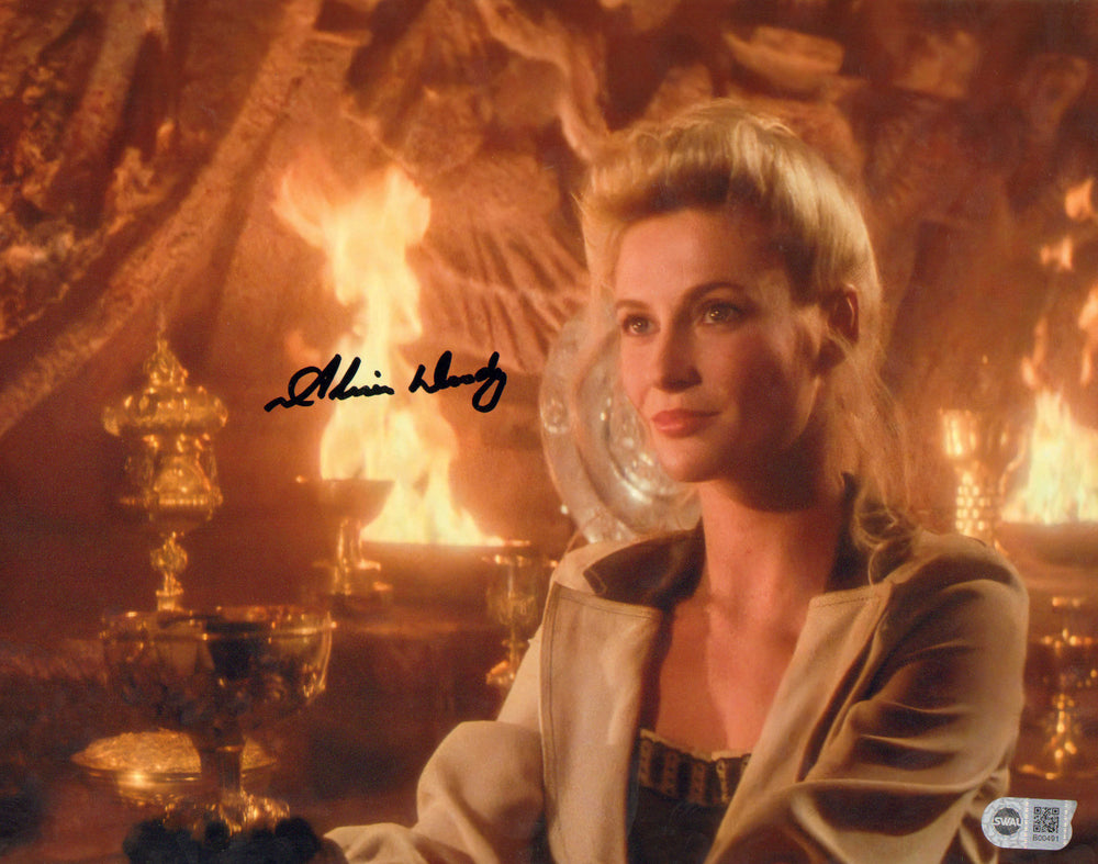 Alison Doody as Elsa Schneider Choosing the Grail in Indiana Jones and the Last Crusade (SWAU) Signed 11x14 Photo