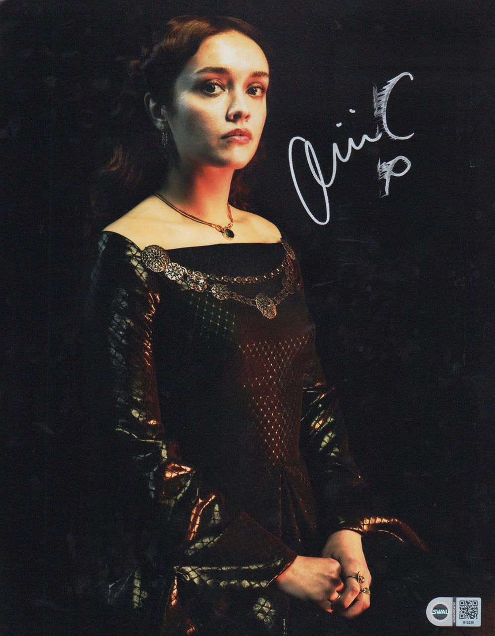 Olivia Cooke as Alicent Hightower in House of the Dragon (SWAU Authenticated) Signed 11x14 Photo