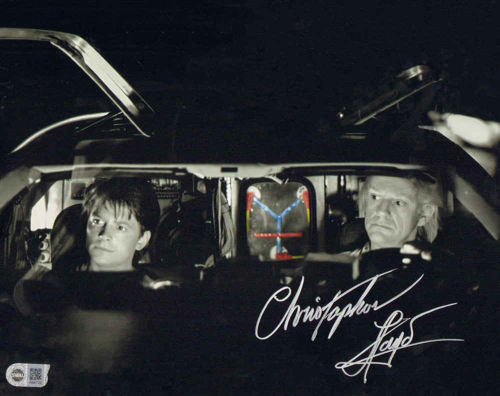 Christopher Llyod as Dr. Emmett Brown in Back to the Future II (Official Pix) Signed 11x14 Photo