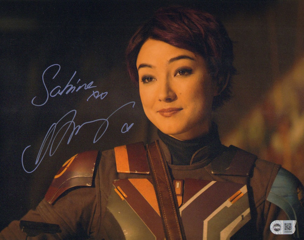 Natasha Liu Bordizzo as Sabine Wren in Star Wars: Ahsoka (SWAU) Signed 11x14 Photo with Character Name