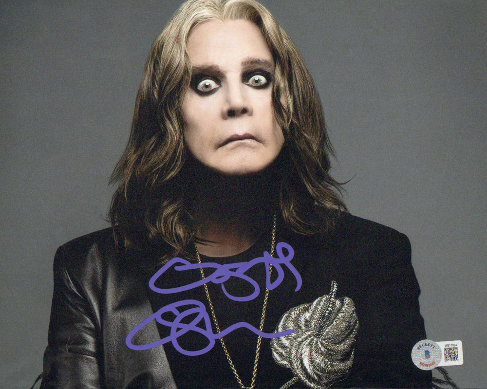 Ozzy Osborne from Black Sabbath (Beckett) Signed 8x10 Photo
