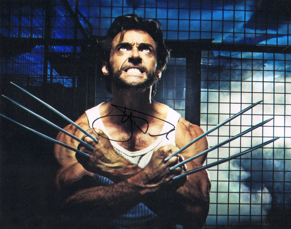 Hugh Jackman as Wolverine in X-Men Origins: Wolverine Signed 8x10 Photo
