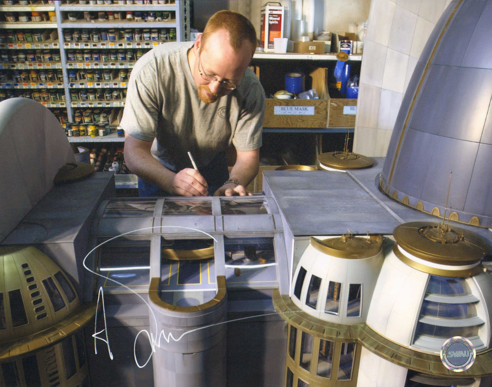 Adam Savage from MythBusters Behind the Scenes of Star Wars Episode II: Attack of the Clones (SWAU) Signed 11x14 Photo