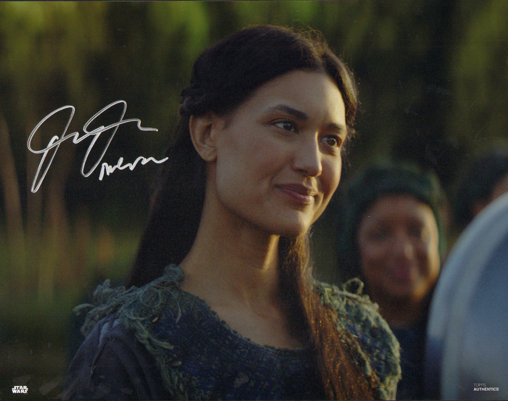 Julia Jones as Omera in Star Wars: The Mandalorian (Topps) Signed 11x14 Photo with Character Name