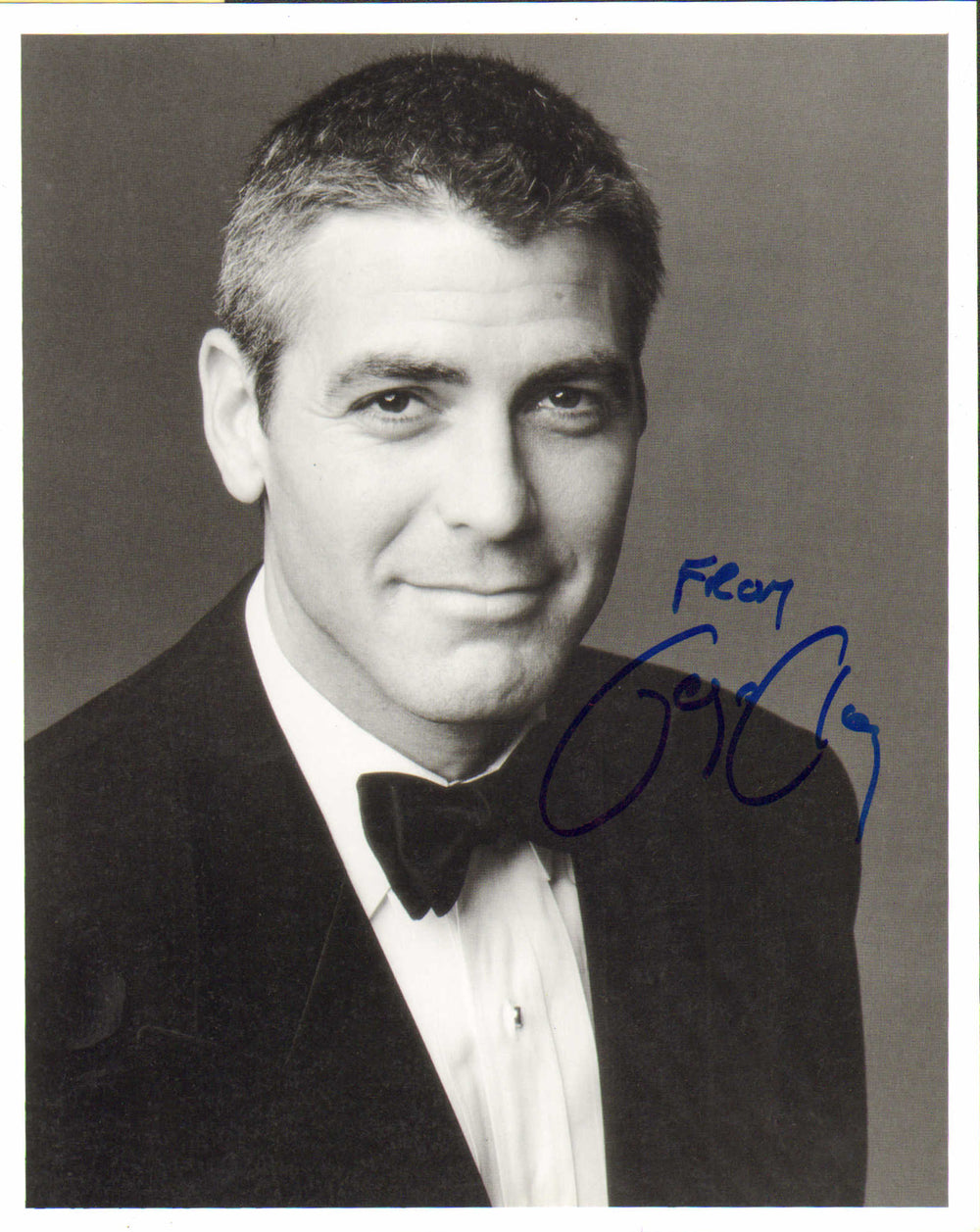 George Clooney from Gravity, Batman, and Ocean's Eleven Signed 8x10 Photo