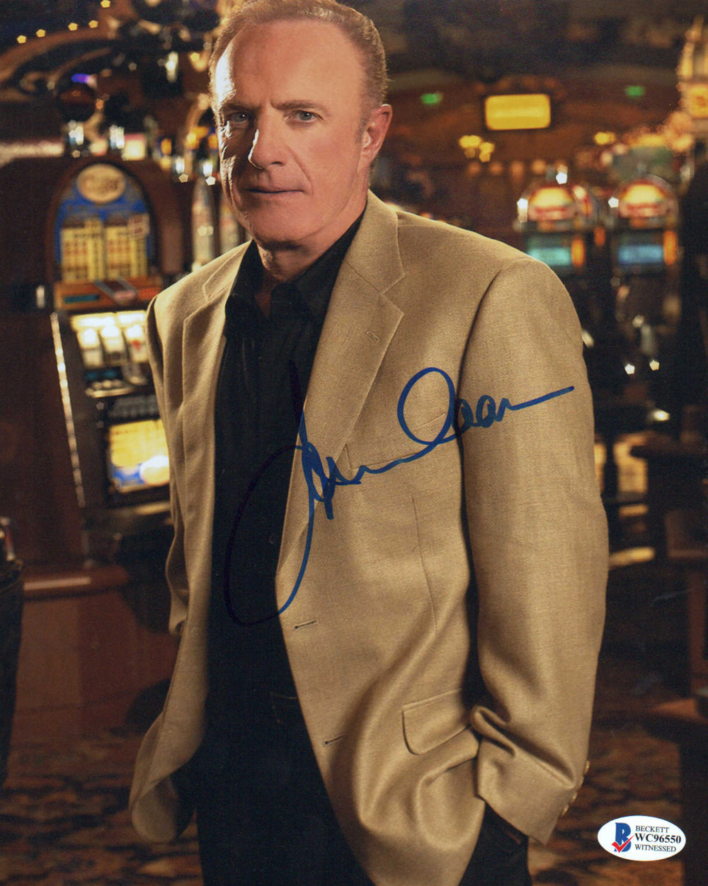 James Caan as Ed Deline in Las Vegas (Beckett Witnessed) Signed 8x10 Photo