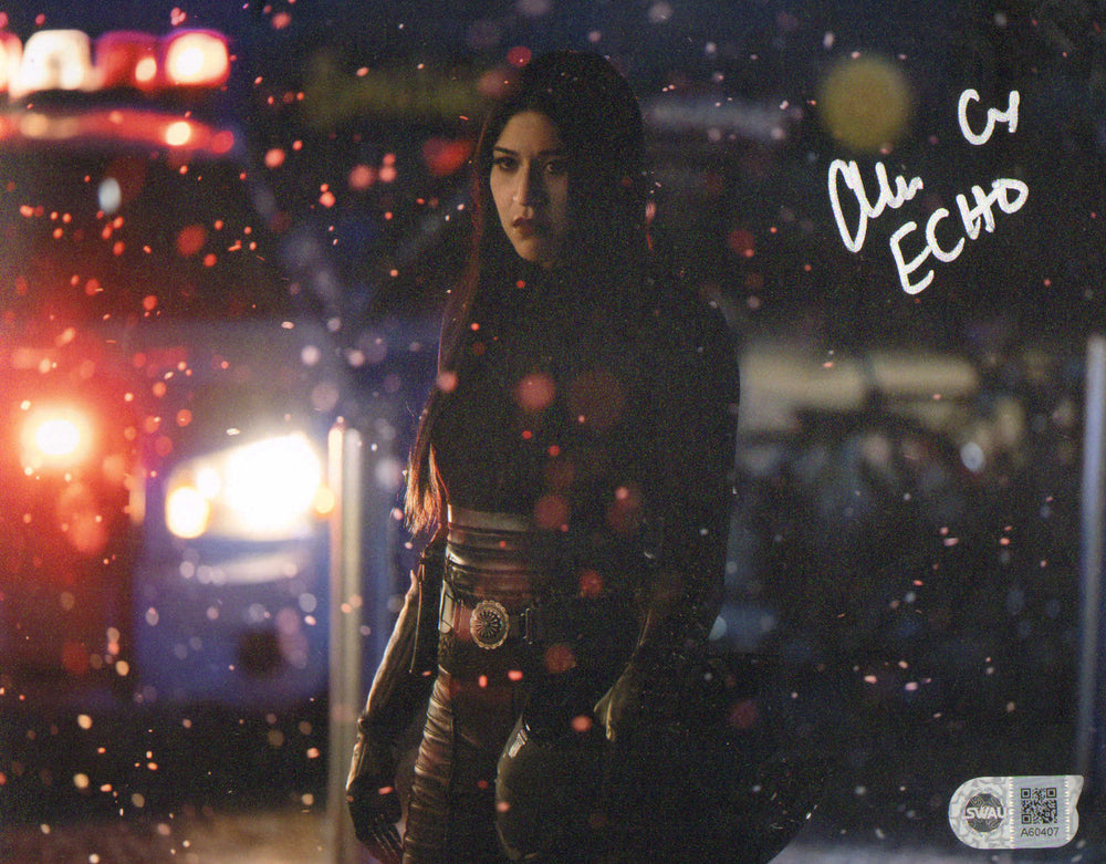 Alaqua Cox as Maya Lopez / Echo in Hawkeye (SWAU) Signed 8x10 Photo with Character Name