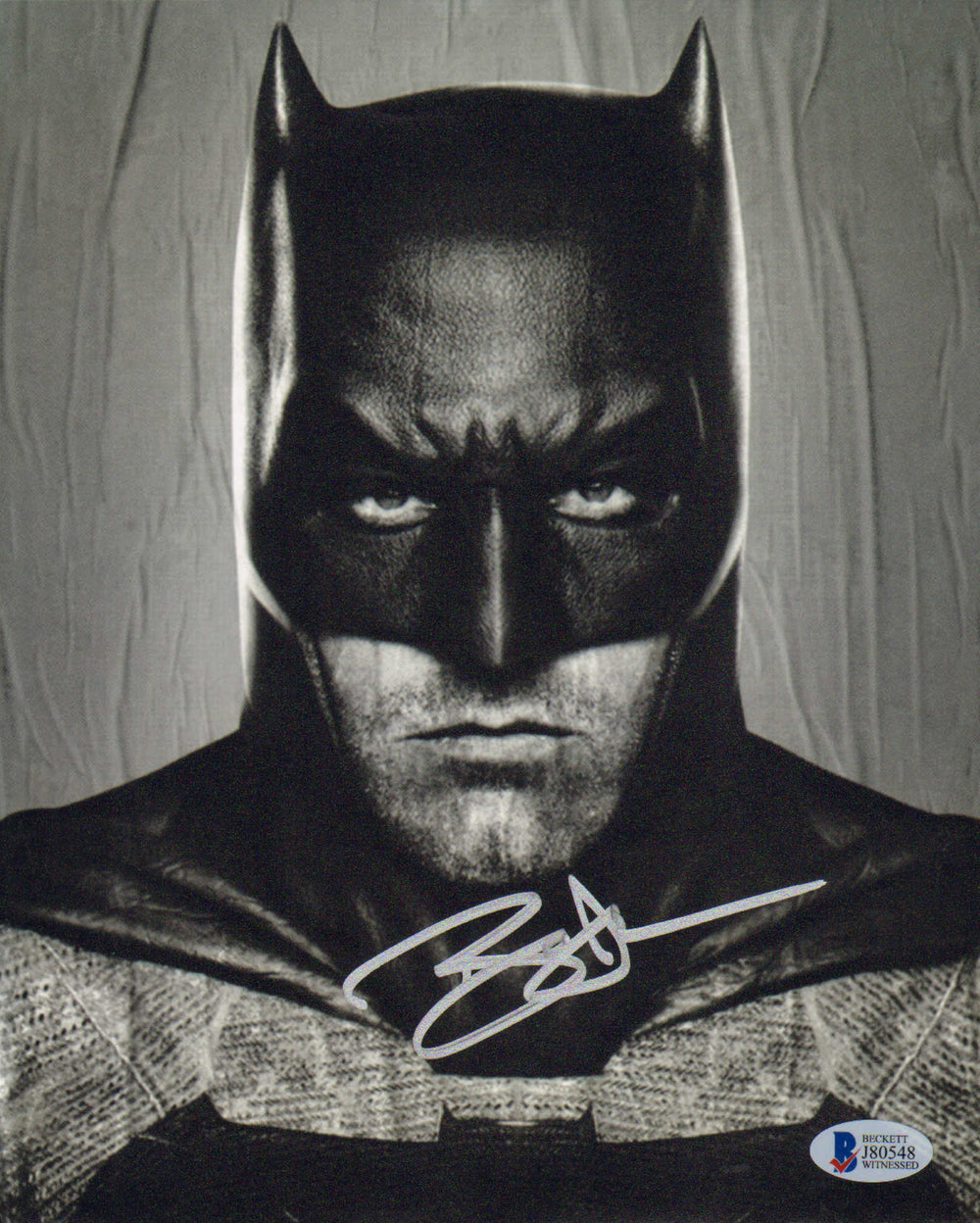 Ben Affleck as Batman in Justice League (Beckett) Signed 8x10 Photo