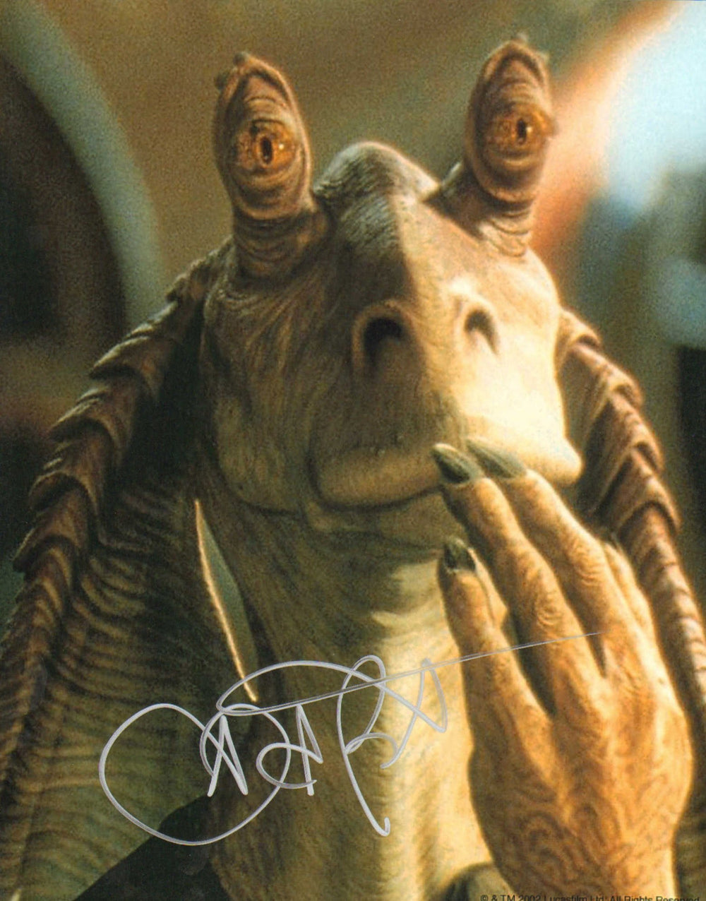 Ahmed Best as Jar Jar Binks in Star Wars Episode I: The Phantom Menace Signed 8x10 Photo