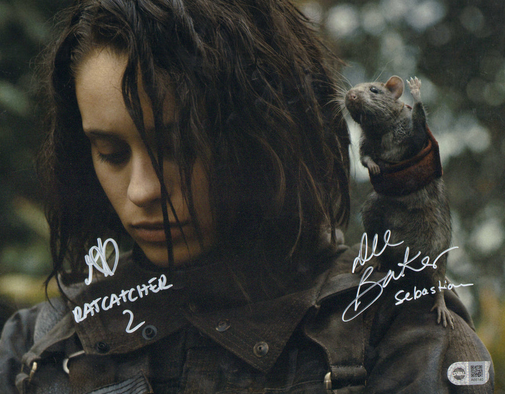 Daniela Melchior as Ratcatcher 2 & Dee Bradley Baker as Sebastian in The Suicide Squad (SWAU) Signed 11x14 Photo Character Names