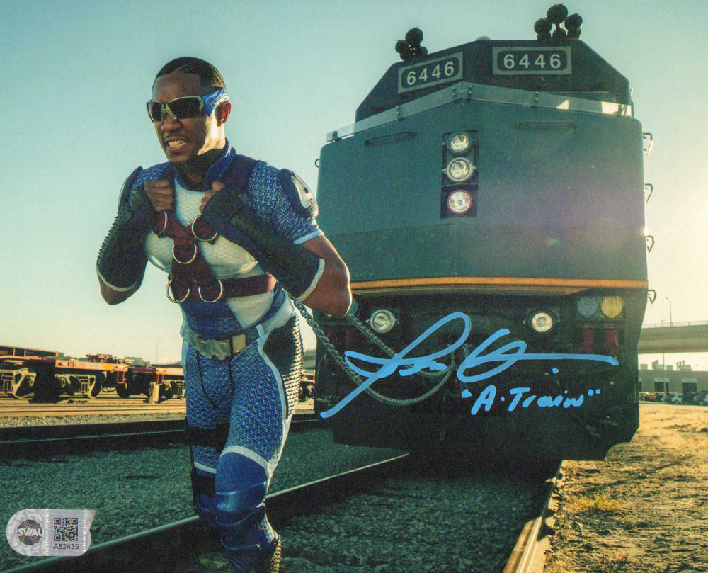 Jesse T. Usher as A-Train in The Boys (SWAU) Signed 8x10 Photo with Character Name