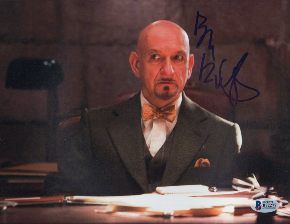 Ben Kingley as Dr. Cawley in Shutter Island (Beckett) Signed 8x10 Photo