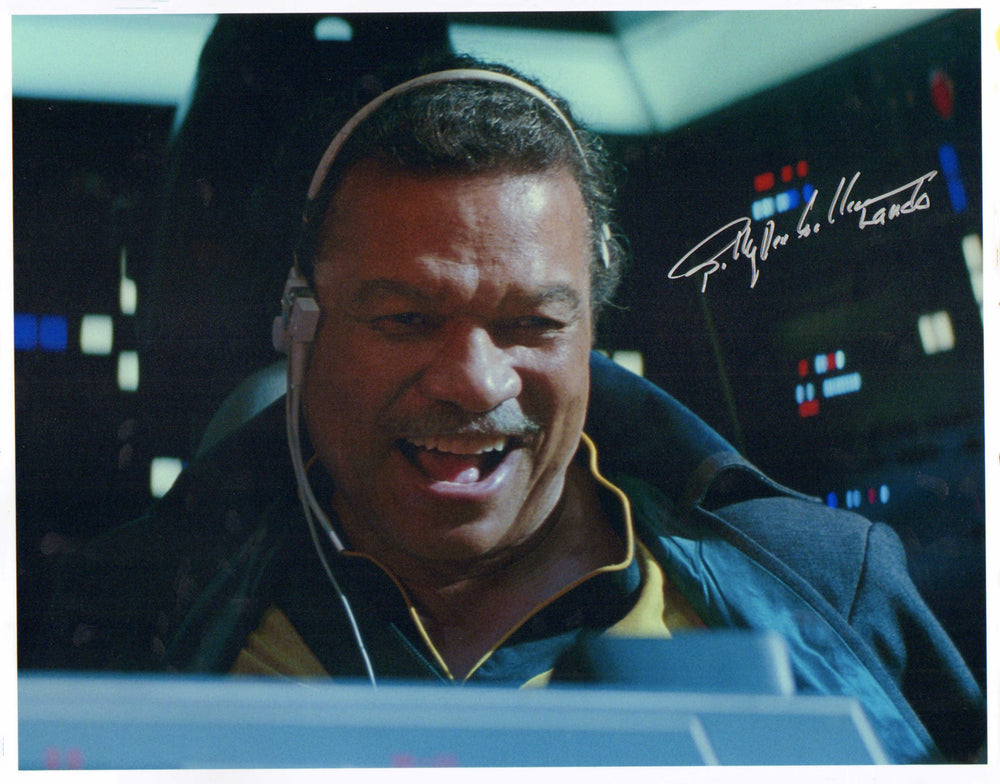 Billy Dee WIlliams as Lando Calrissian in Star Wars: Rise of Skywalker Signed 11x14 Photo