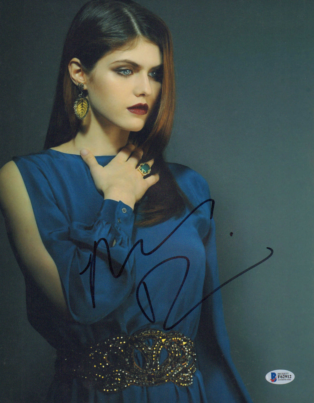 Alexandra Daddario from True Detective & San Andreas Sexy Signed 11x14 Photo