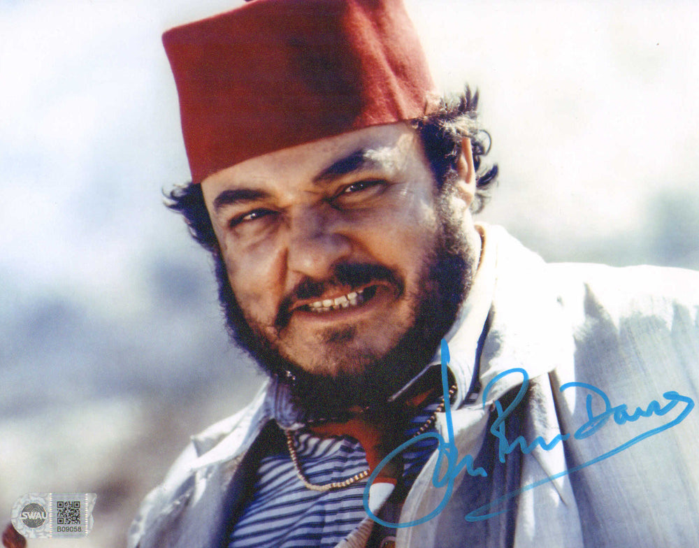 John Rhys-Davies as Sallah in Indiana Jones and The Last Crusade (SWAU) Signed 8x10 Photo