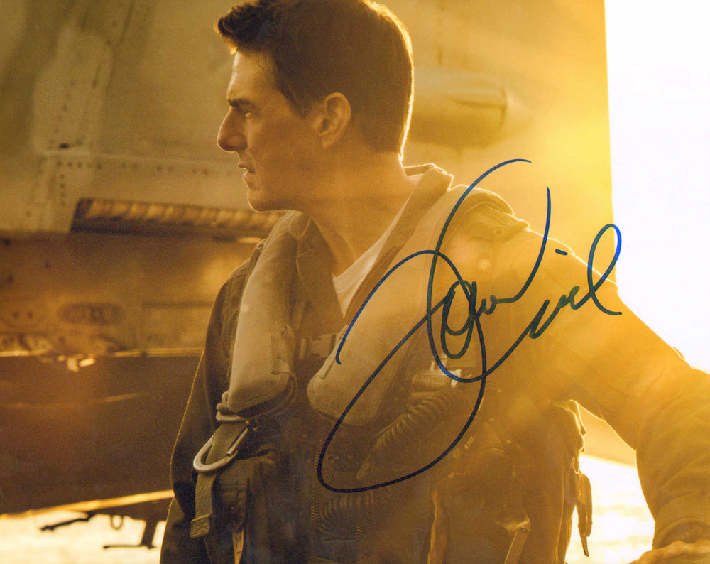 Tom Cruise as Maverick in Top Gun: Maverick Signed 8x10 Photo