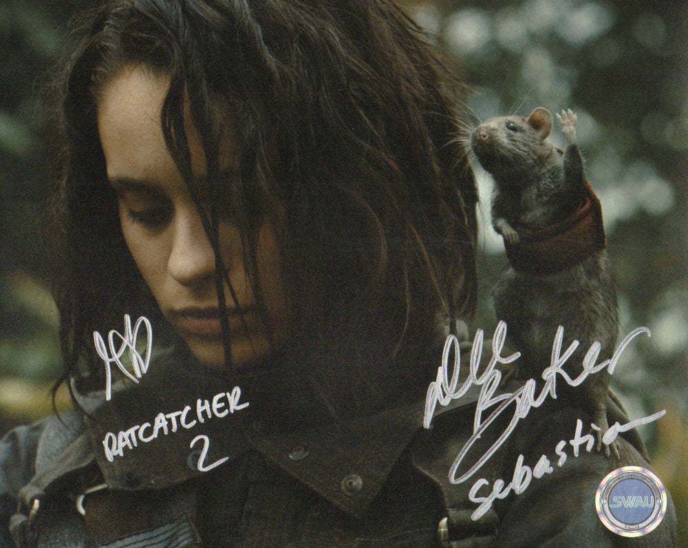 Daniela Melchior as Ratcatcher 2 & Dee Bradley Baker as Sebastian in The Suicide Squad (SWAU) Signed 8x10 Photo with Character Names