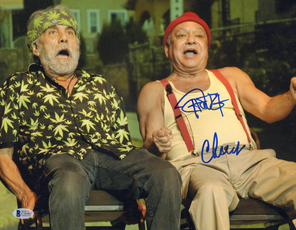 Cheech Marin & Tommy Chong Drug Comedy Duo (SWAU) Signed 11x14 Photo