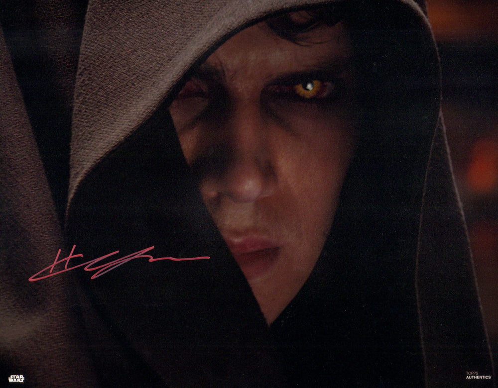 Hayden Christensen as Anakin Skywalker in Star Wars Episode III: Revenge of the Sith (Topps Authentic) Signed 11x14 Photo