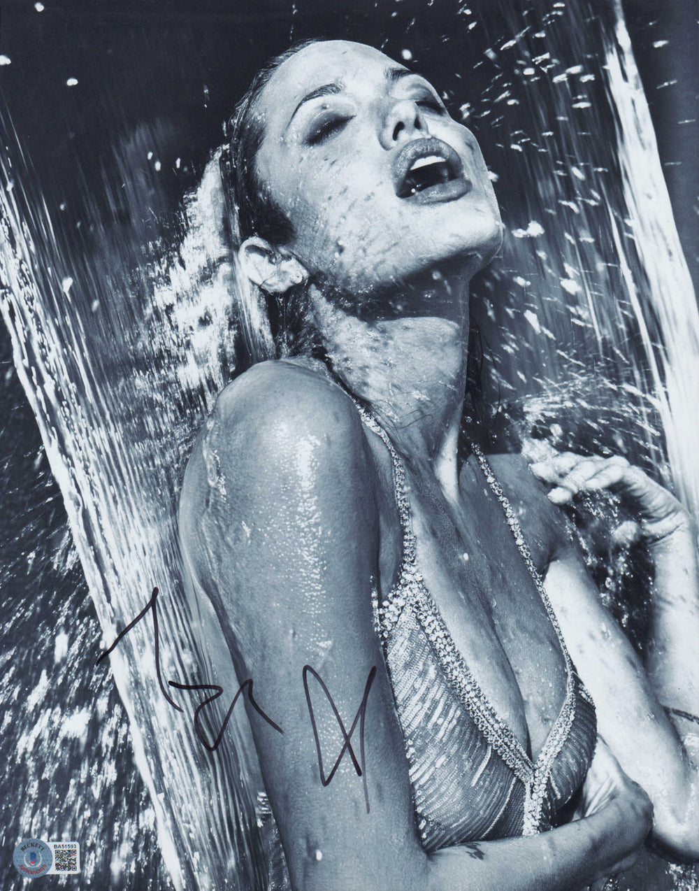 Angelina Jolie from Tomb Raider, Mr. & Mrs. Smith, The Eternals, & Maleficent Sexy Signed 11x14 Photo