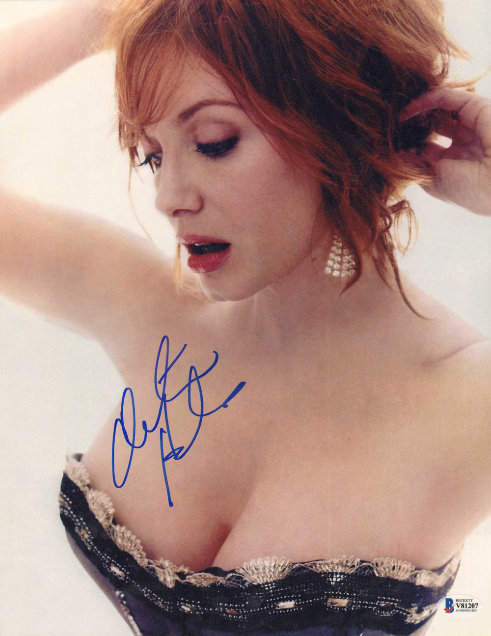 Christina Hendricks from Mad Men, Good Girls, and ER Sexy Signed 11x14 Photo