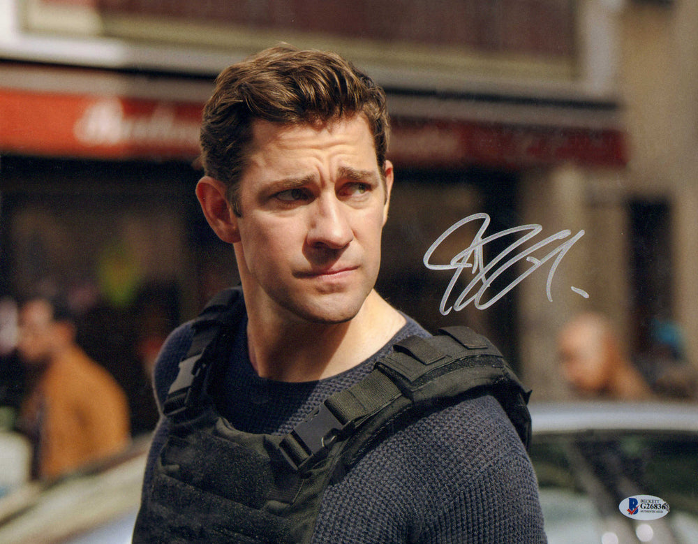 John Krazinski as Jack Ryan in Jack Ryan (Beckett) Signed 11x14 Photo