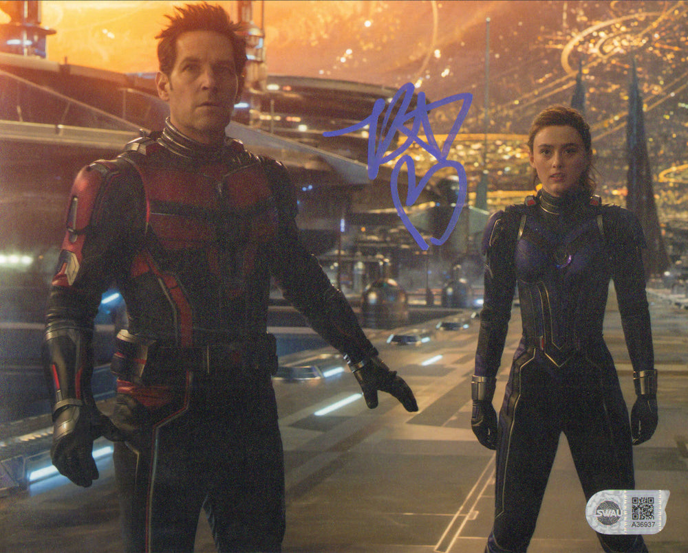 Kathryn Newton as Cassie Lang with Scott Lang in Ant-Man and The Wasp: Quantumania (SWAU) Signed 8x10 Photo