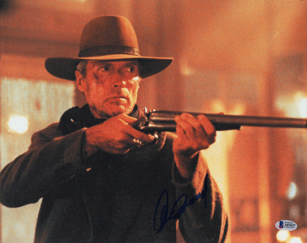 Clint Eastwood as William Munny in Unforgiven Signed 11x14 Photo